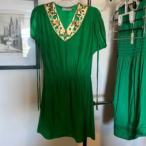 Green Dress size Small NU by Mark Anthony - Picture 1 of 4